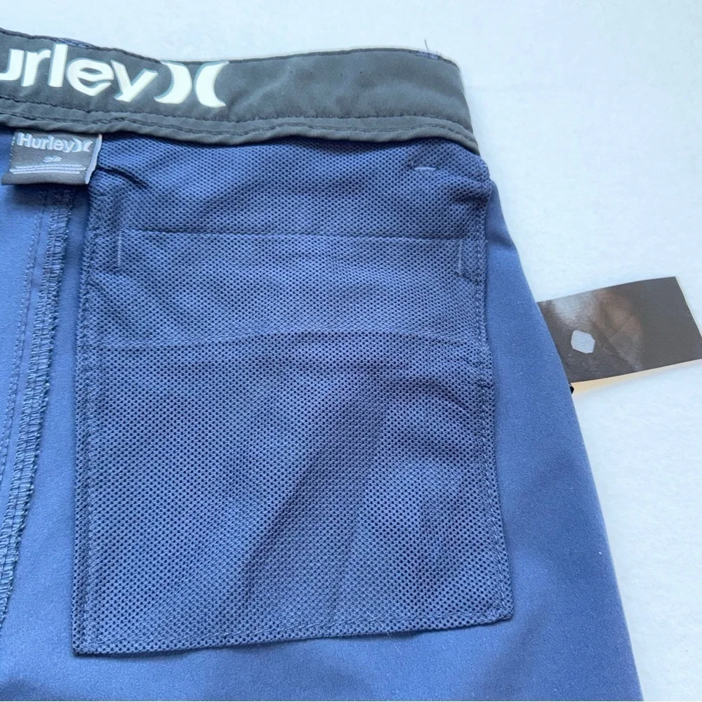 Hurley Blue Hybrid Shorts Quick-Dry Versatile/ board shorts / chino size 28